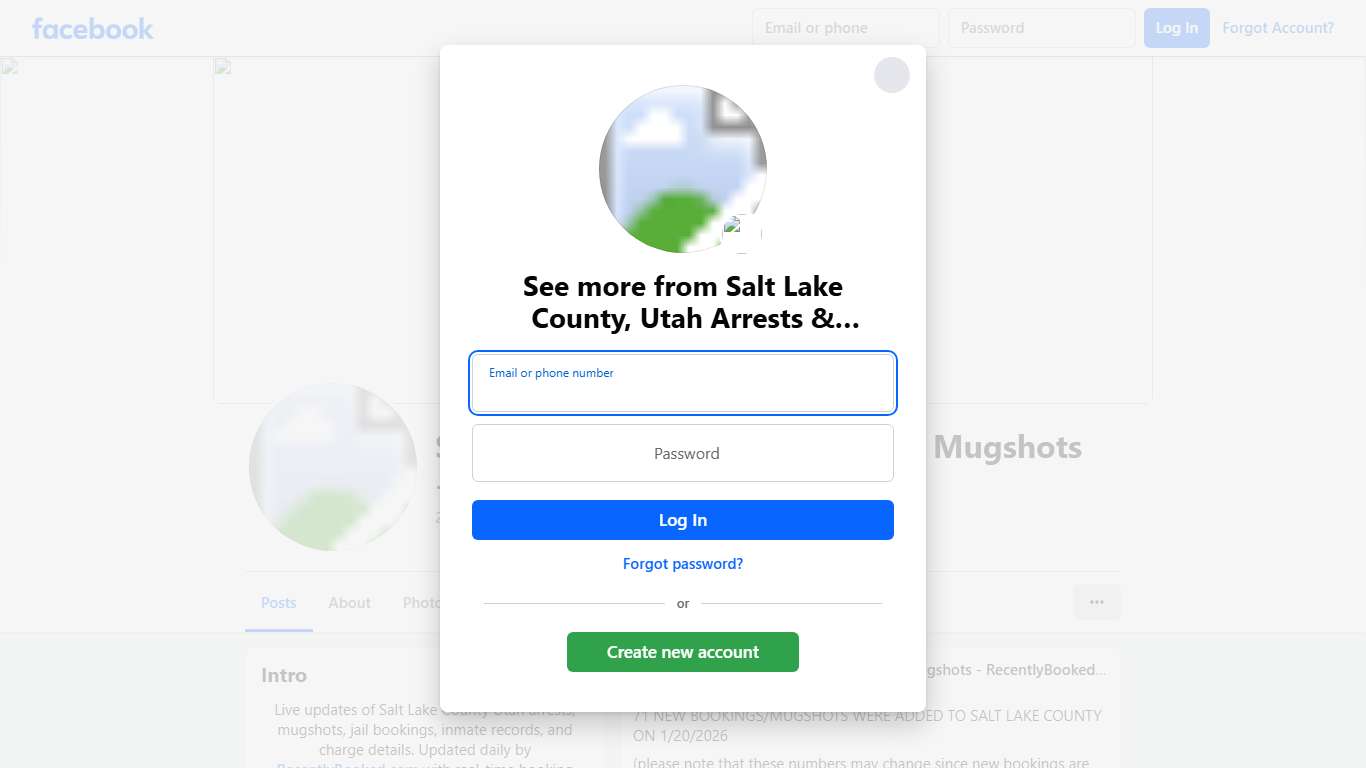 Salt Lake County, Utah Arrests & Mugshots - RecentlyBooked.com | Facebook