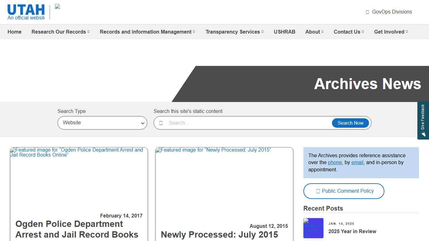 Mug shots | Utah Division of Archives and Records Service